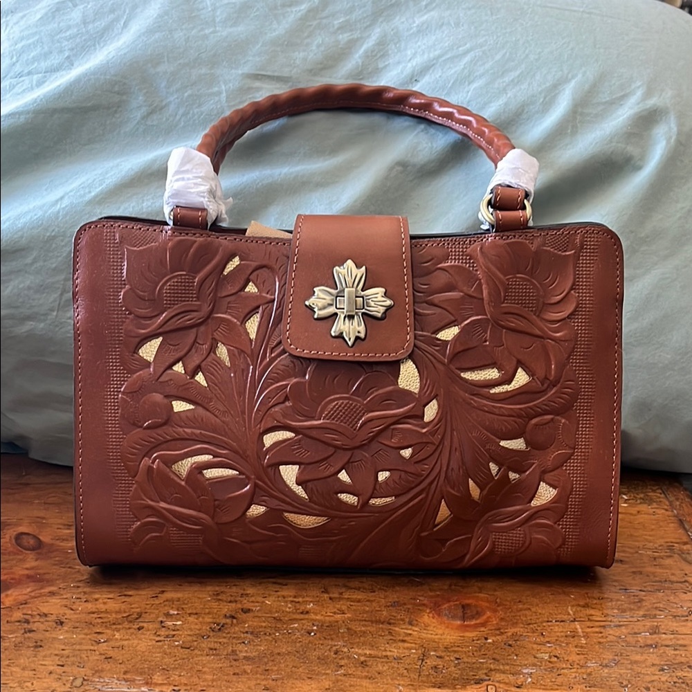 Brown Leather Handbag